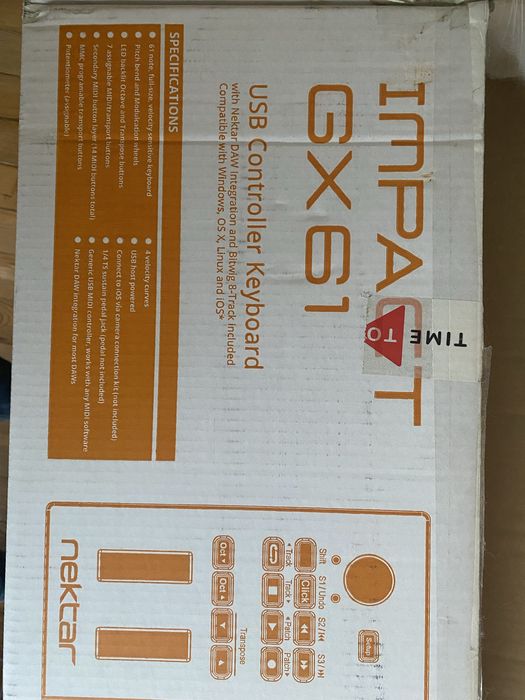 Миди клавиатура Nektar Impact GX61