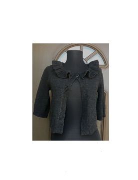 JUICY COUTURE Bolero/Bluza/Cardigan Chic Gri Grafit Lana Oferta 1+1