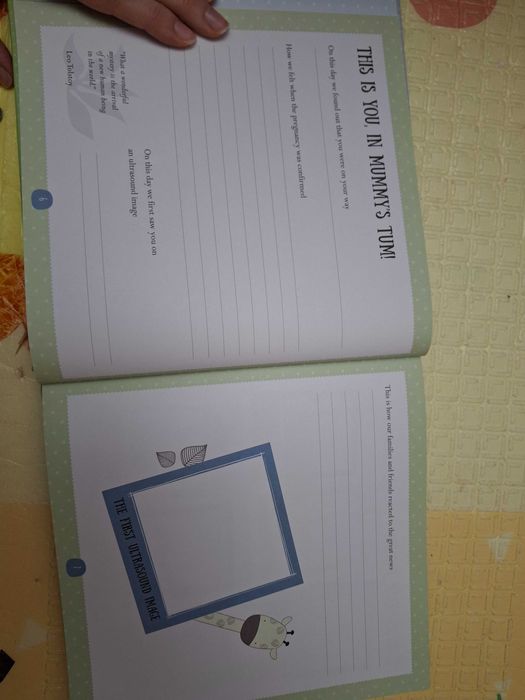 Albumul bebelusului engleza 96 pag album bebe jurnal