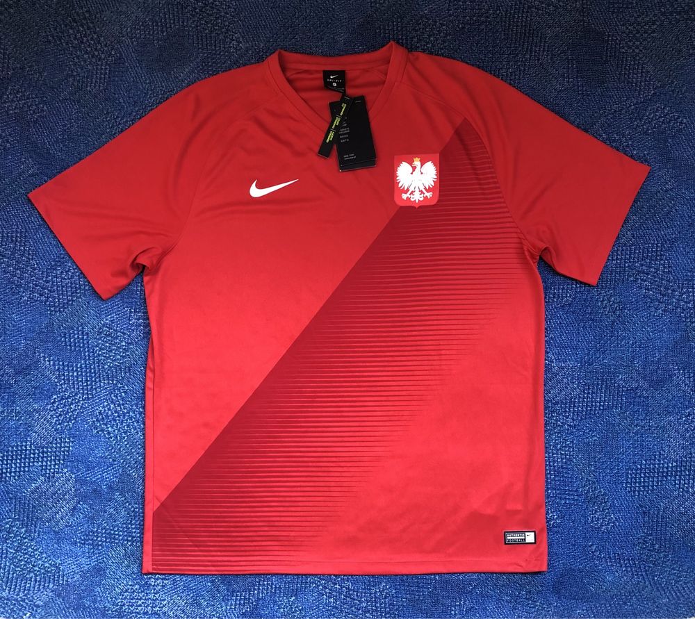 НОВА Nike Poland 2018 Away Jersey ОРИГИНАЛНА футболна фланелка - XL