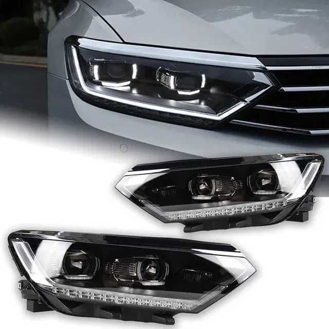LED фарове за Volkswagen Passat B8 2015–2020г динамични мигачи