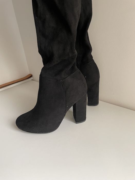 Cizme inalte, peste genunchi, marime 39