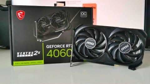 Nvidia msi rtx4060 8 gb ventus 2 x black