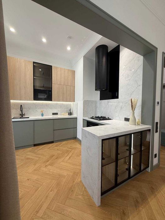 Квартира с дизайнерским ремонтам в ЖК Казахстане ID01