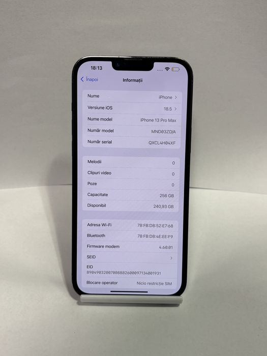 MDM vinde: Iphone 13 Pro Max, 256GB, Alpine Green.