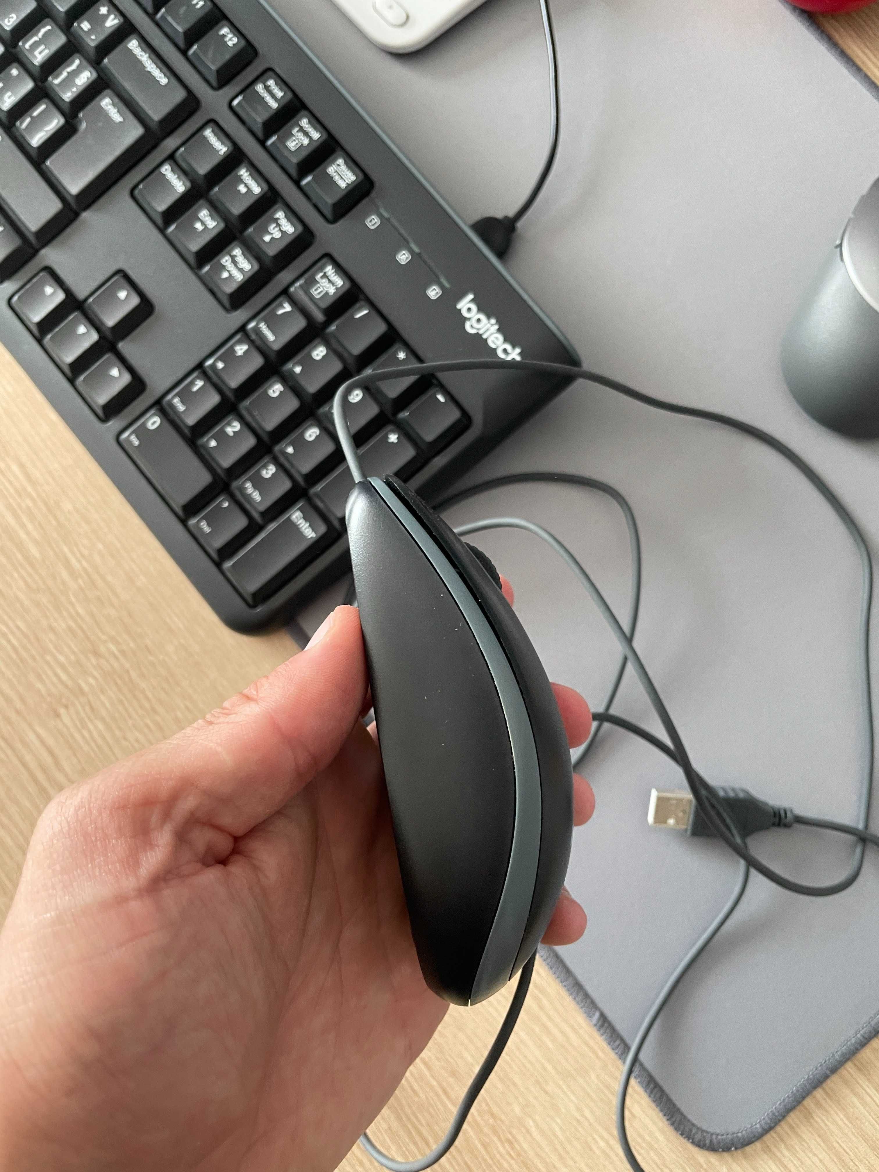 Клавиатура + мишка - Комплект Logitech MK120