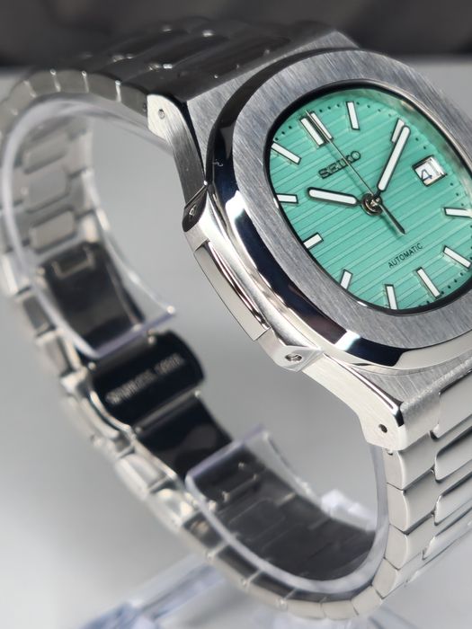 Seiko Mod  Nautilus Tiffany Blue Dial