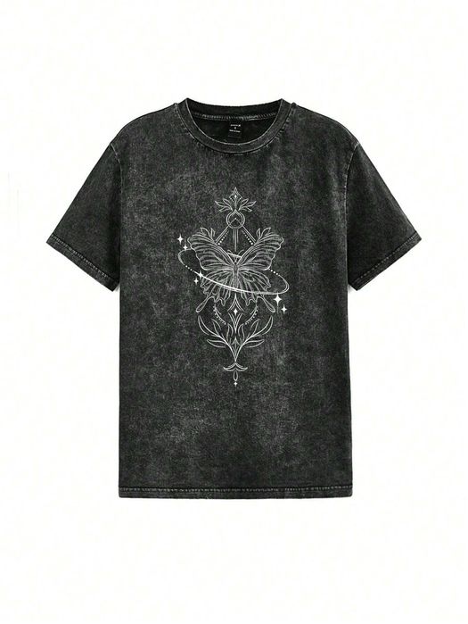 Tricou Loose Fit Butterfly