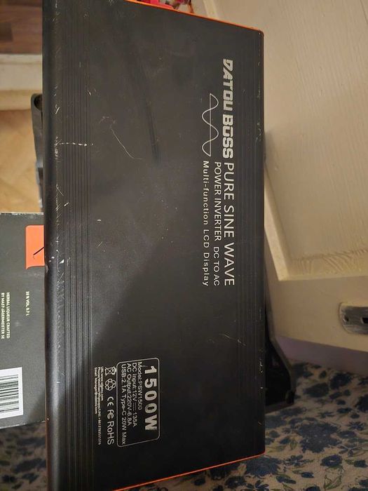 invertor cu undă sinusoidală pură DATOUBOSS PSW 1500W