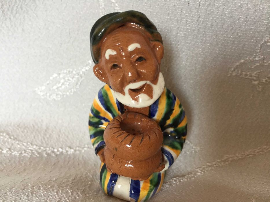 Керамична статуетка/фигурка Узбекистан ръчна изработка авторска уникат