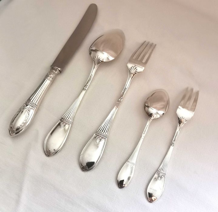 Tacamuri de argint masiv 800 Wilkens stilul empire