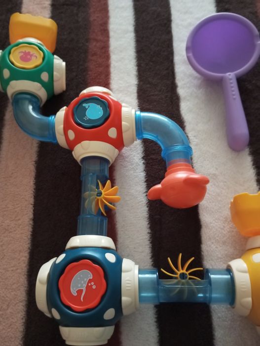 Set de joaca la baie Bathroom pipe splicing toys