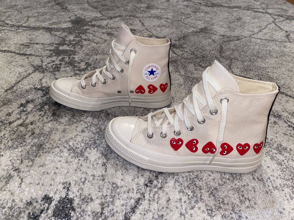 Adidasi Converse x Comme des garcons