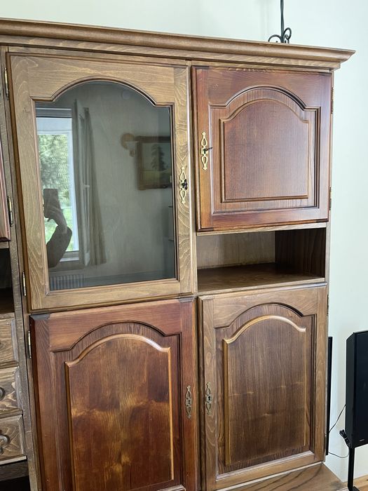 biblioteca lemn masiv