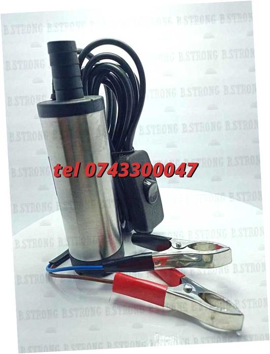 Pompa Electrica Pentru Combustibil 12v Cu Furtun Produs Nou