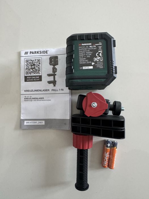 Parkside Performance PKLLP 360 B3 laser verde, PKLL 7 F6