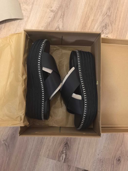 FitFlop Дамски кожени чехли Eloise Espadrille
