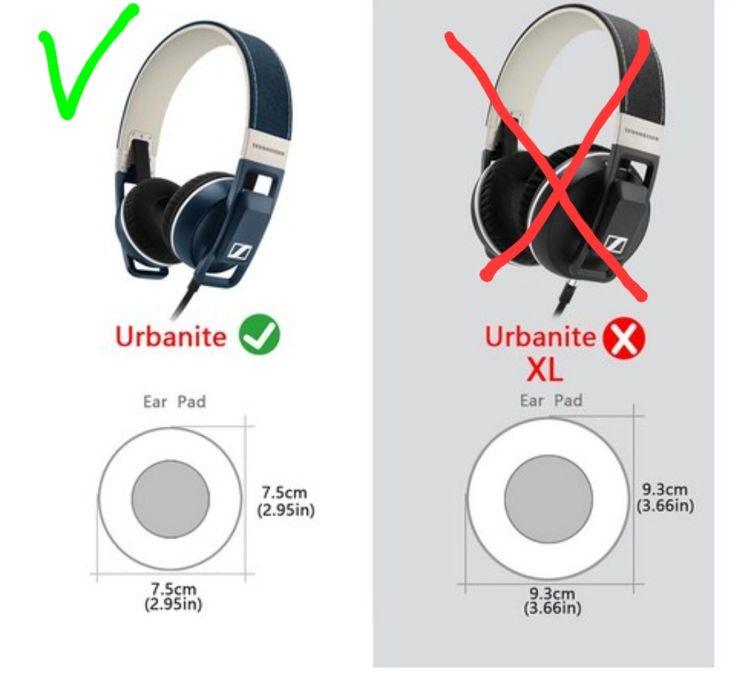 Амбушуры для Sennheiser urbanite