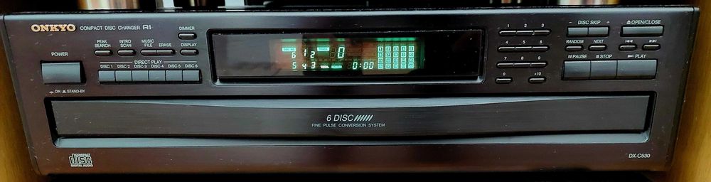 Onkyo Dxc530 CD player 6 disc