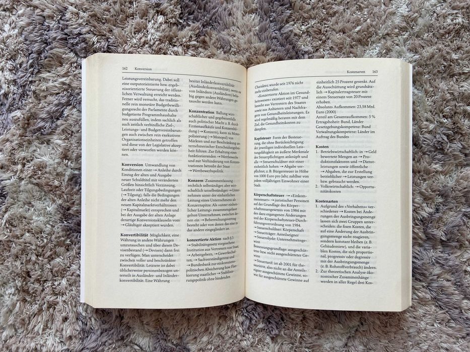 Понятия на немски език: Wirtschaftslexikon - икономическа енциклопедия
