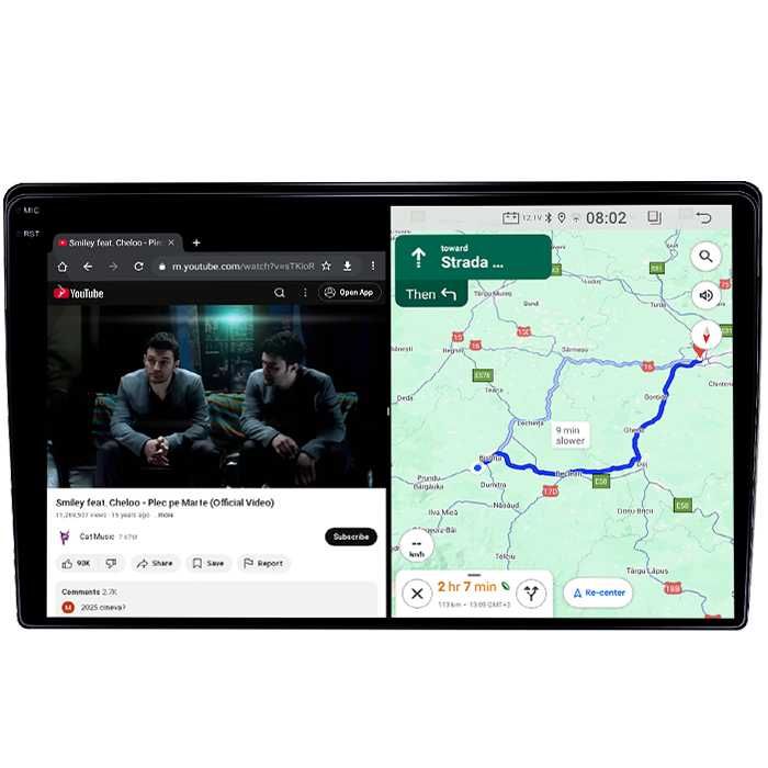 Navigatie Mitsubishi Outlander 2004-2008, 4GB RAM/64GB ROM, Android 14