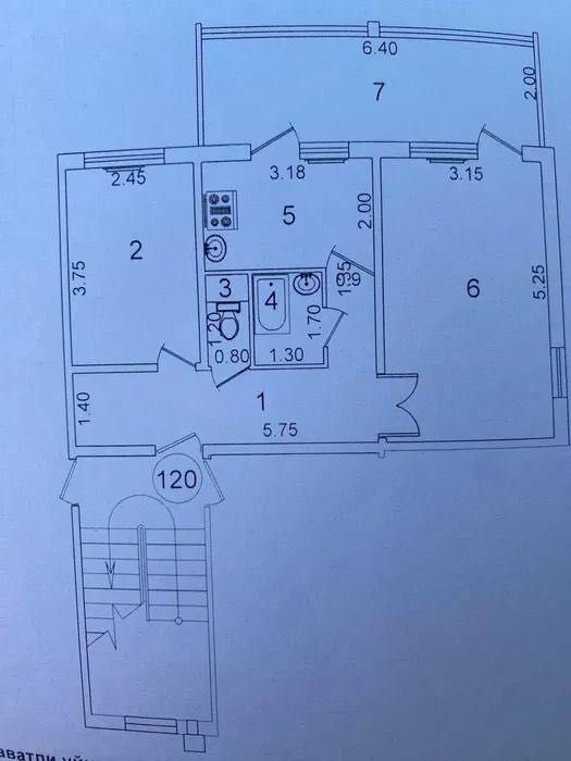 Квартира 2/2/5.

Куйлюк 5
Не торец