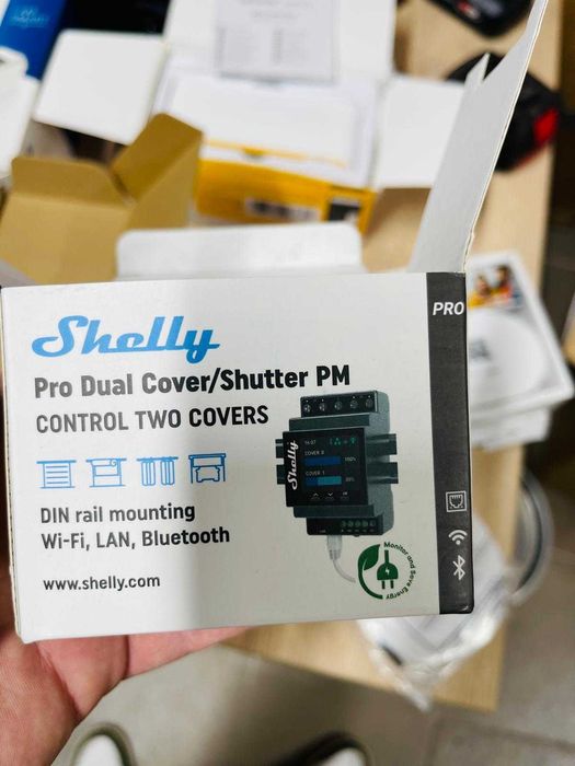 Controler inteligent Shelly Pro Dual Cover/Shutter PM
