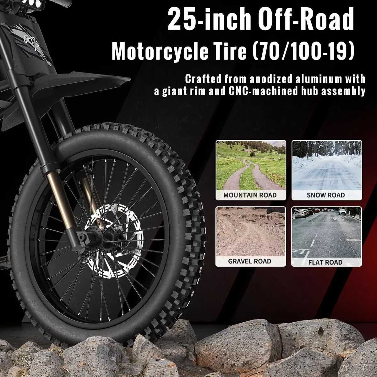 Електрическо колело Електрически Кросов Мотор   GT73 Dual Battery pro