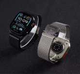 Curea Metalic Strap Flaps Compatibila Ceas Apple Watch Husa Folie Sili