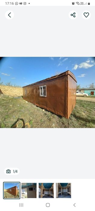 Сдам в аренду или продам утеплённый Вагон бытовку.