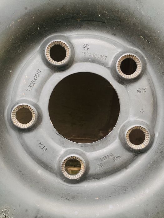 Rotă rezervă SLIM / 5x112 - R 16