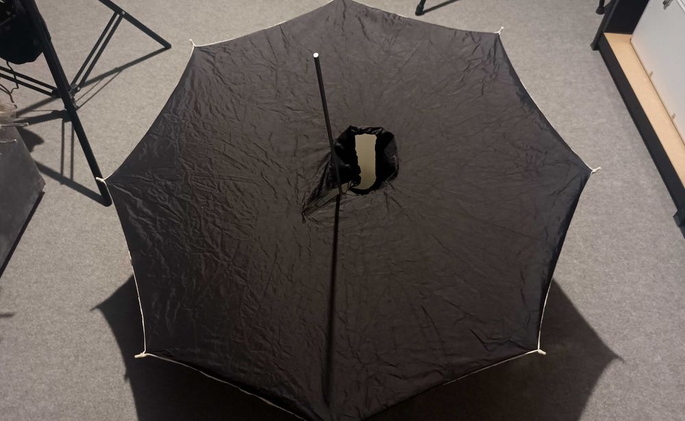 Бокс-чадър 109 см Бял дифузен