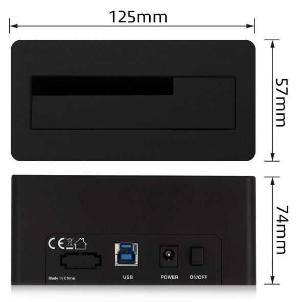 Докинг станции 2.5-3.5" SSD,HDD SATA3 към USB3.0