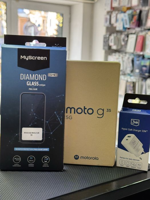 Motorola Moto G35, Midnight Black,256GB *ЧистоНов*