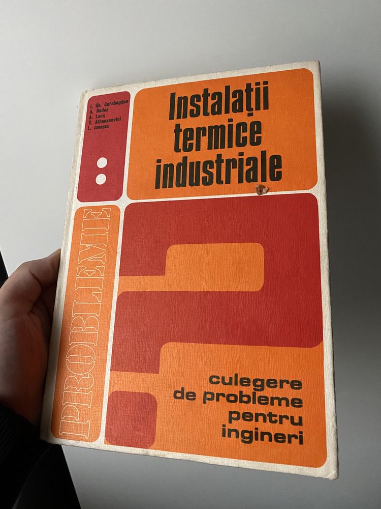 Carte Instalatii termice industriale culegere probleme Colectie