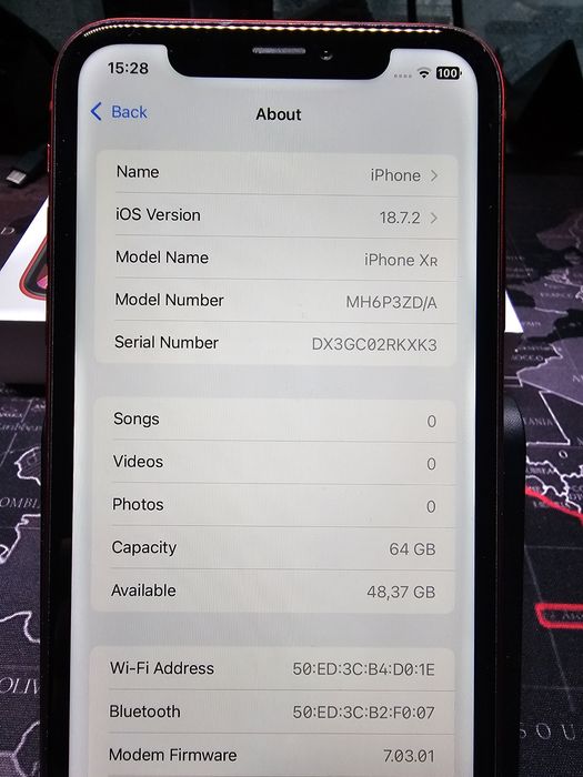 iPhone Xr Red | 64GB | 3GB | 87% Battery | Apple A12 Bionic A2105
