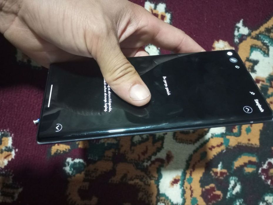 Samsung not 10 + 5g 12/256 2 simkartalik