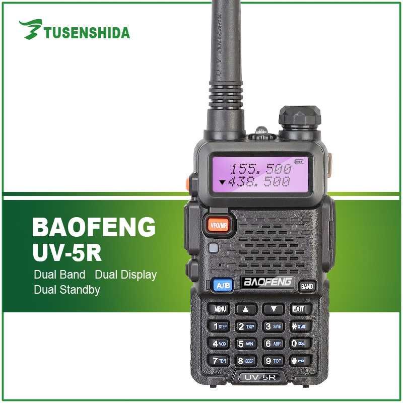 Нова Baofeng UV-5R 8W 5000mah Модел 2025 Мощна Двубандова Радиостанция