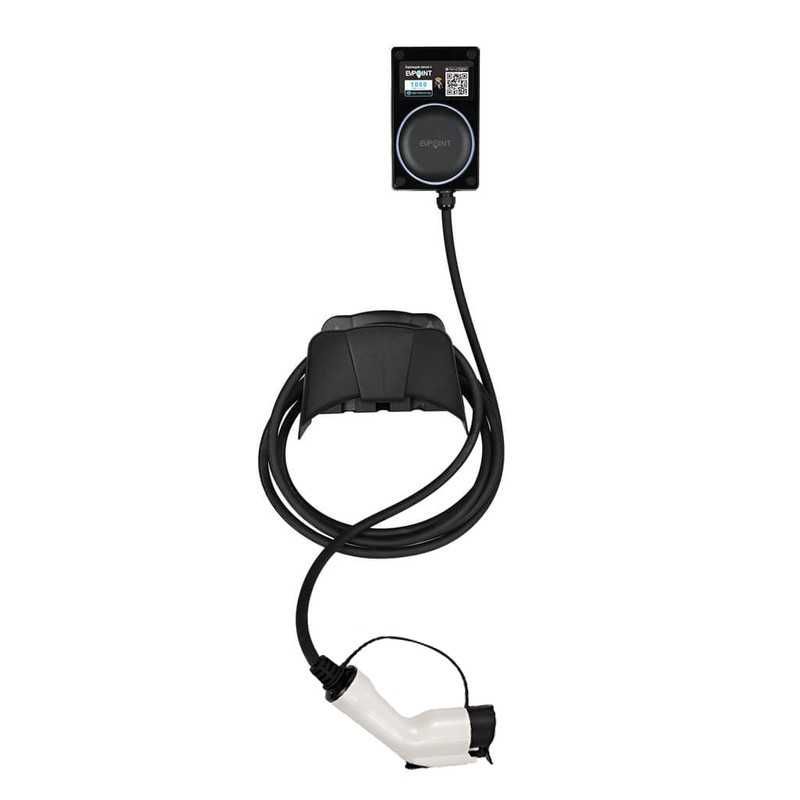 Зарядна станция EVPoint EV7 | 5м кабел Тип1 | 7.4 kW AC | черен цвят