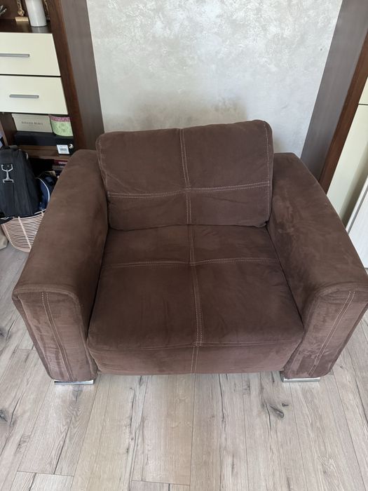 Canapea extensibila 3 locuri si fotoliu