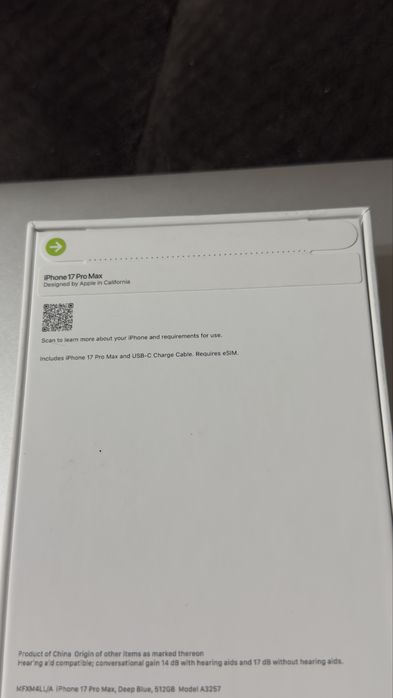 IPHONE 17 Pro Max 512 Gb Deep Blue