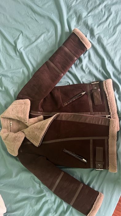 Дубленка зимняя как новая