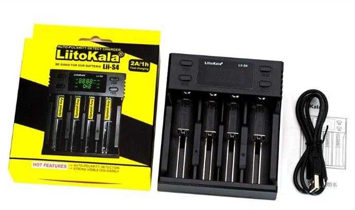 ФотоВолт Зарядно за 4х Батерии Liitokala Lii-S4 LiFePO4 18650 RCR123