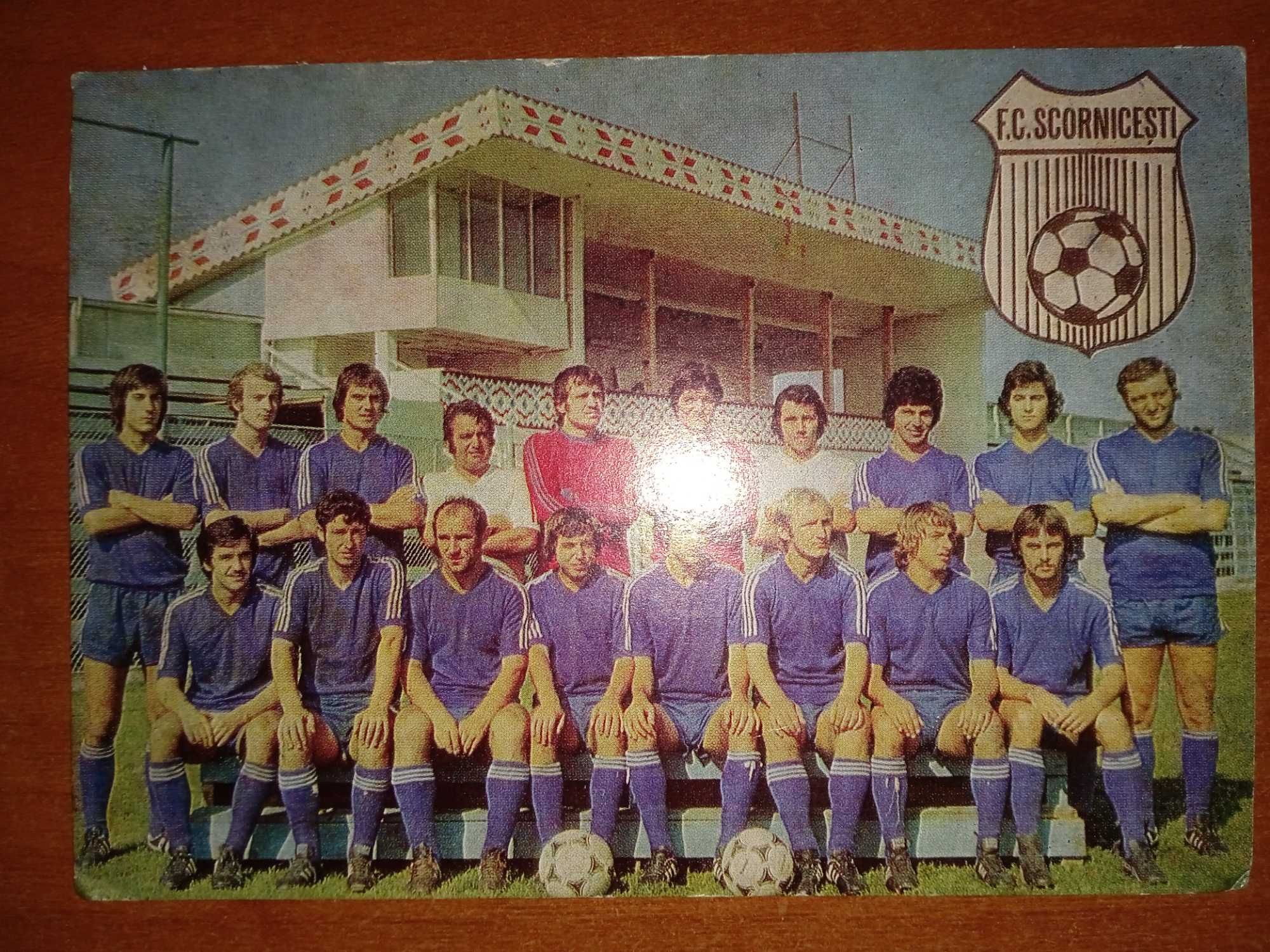 Fotografie cu echipa FC SCORNICESTI din 1980