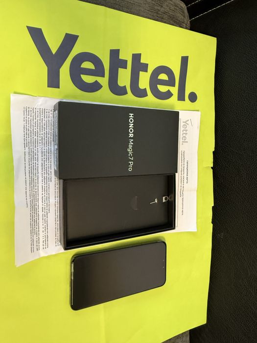ЧИСТО НОВ 512GB Honor Magic 7 Pro Yettel Гаранция 2028г. Black / Ч
