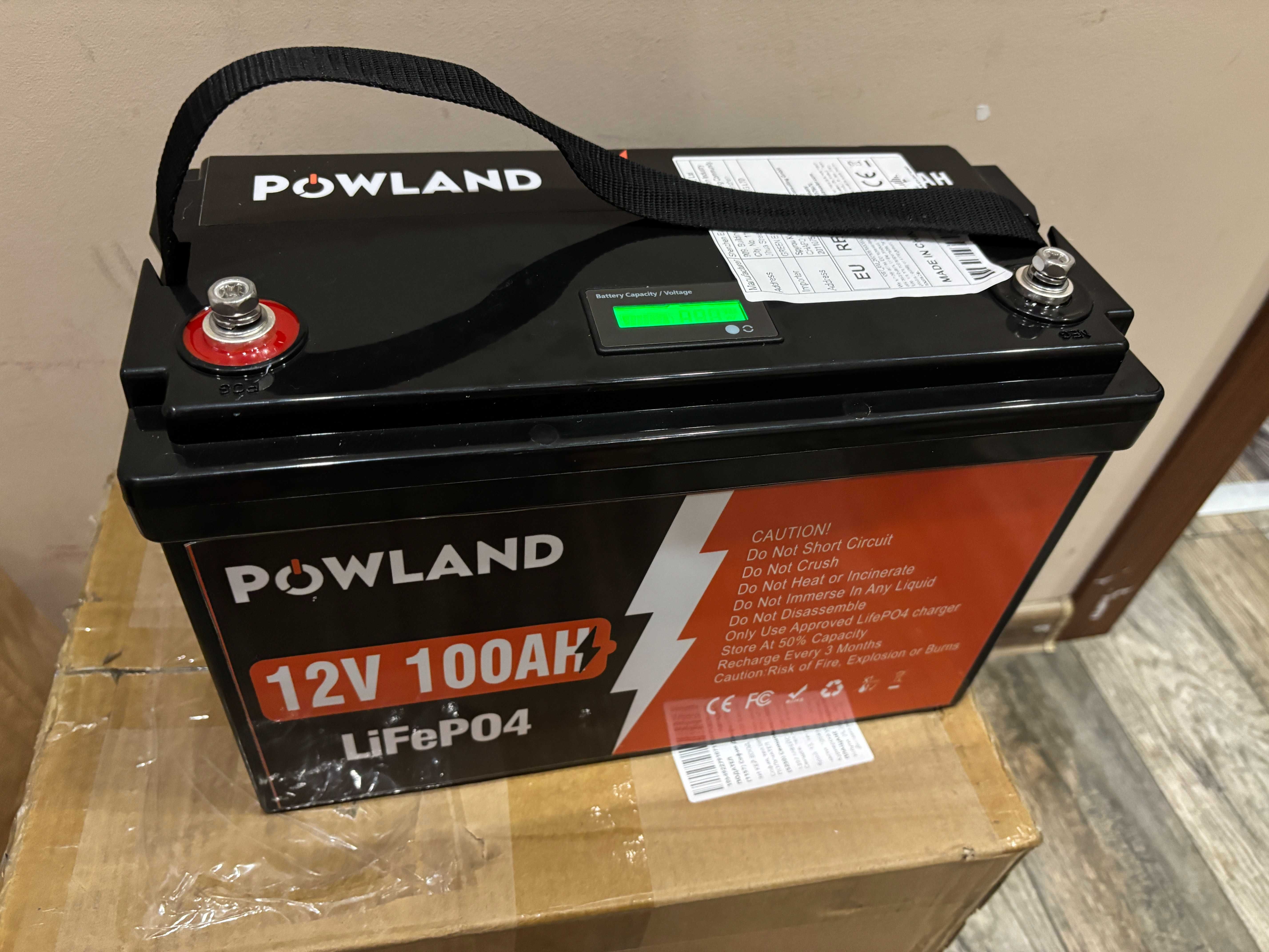 Тягов Литиево Желязо Фосфатен Акумулатор 100Ah 12v нов