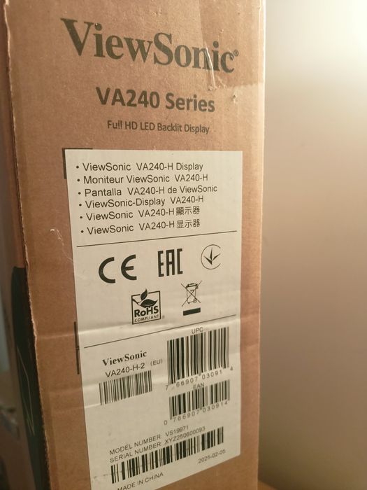 Monitor nou ViewSonic VA240-H