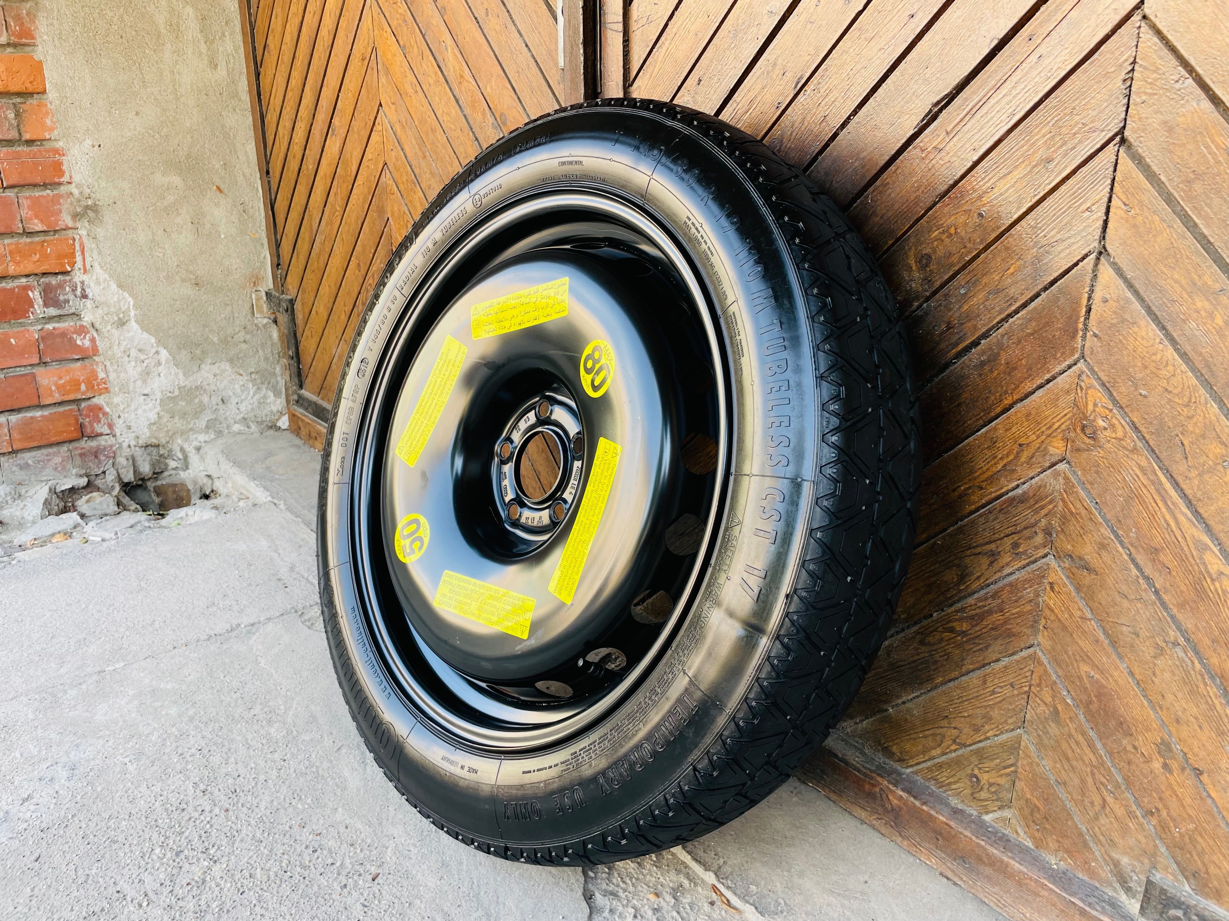Резервна гума ПАТЕРИЦА за AUDI A8 АУДИ-А8 5х112 66.5  145/80 R19