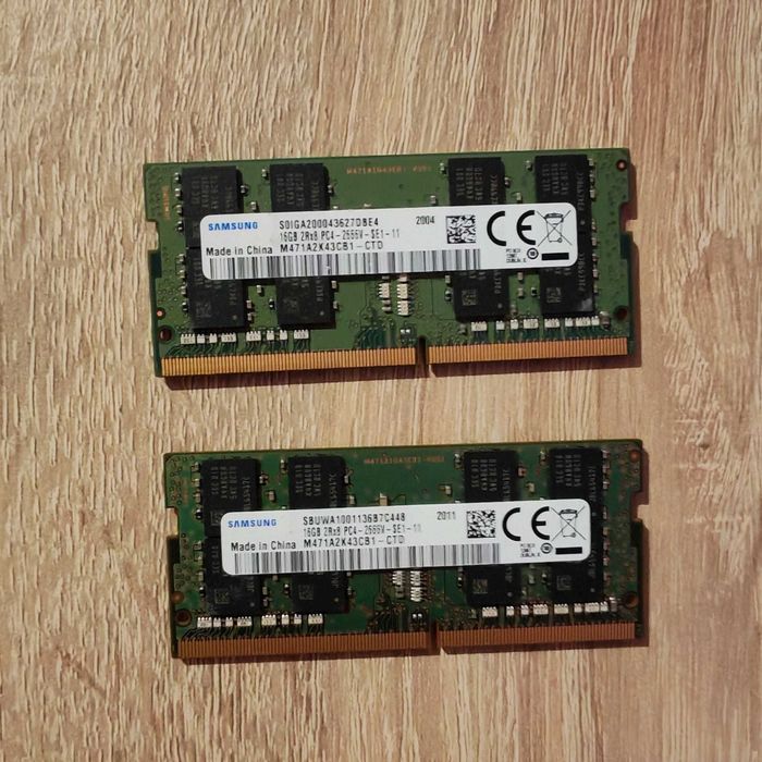Memorie RAM Laptop Samsung 32GB (2x16) 2666MHz-Testat M471A2K43CB1-CTD