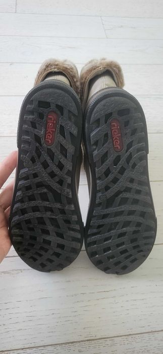 Cizme Rieker din piele sintetica si Cizme Rieker imblanite,dama,mar 39